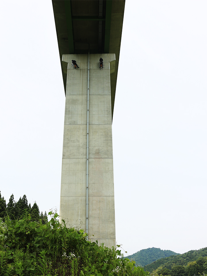 橋脚点検