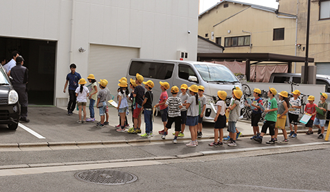 祥豊小学校３年生の来社